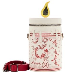 Loungefly Disney Hocus Pocus Black Flame Candle Crossbody Bag Shoulder Purse